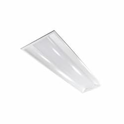 1x4 42W LED Troffer, 70W Fl Retrofit, Dim, 3400 lm, 120V-277V, 3500K