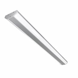 8-ft 60W Polygon LED Linear Light Fixture, 0-10V Dim, (3) 32W MH Retrofit, 6300lm, 5000K