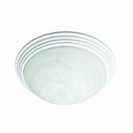 17W LED Flush Mount Ceiling Light, 0-10V Dim, 75W Inc Retrofit, 1124 lm, 2700K