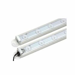 6-Ft 24W LED Cooler and Freezer Light Fixture, Dimmable, Batwing Beam, 2021 lm, 3000K