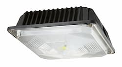 Motion Sensor, 30W LED Low-Profile Canopy Light, 2690 Lumens, 5000K, Bronze