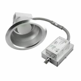 4000K, 29W 6 Inch LED Recessed Downlight Retrofit, Dimmable, Silver