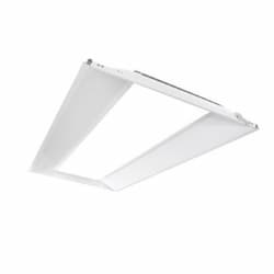 2X4 35W LED Troffer LRK-Series, 3670 lumens, Dimmable, 3500K, DLC