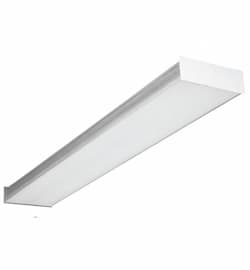 50W 4 Ft LED Linear Utility Wrap Fixture with On/Off Motion Sensor, 4000K