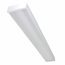 30W LED Utility Wrap Fixture, 4 Ft, 120-277V, 5000K