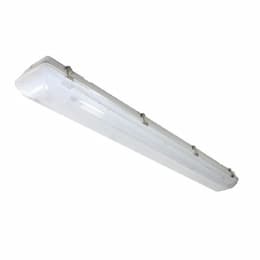 44W 4 Ft Dual LED Lamp Ready Vapor Tight Linear Fixture w/ Motion Sensor