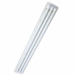 3-Lamp 4-ft Vapor Tight LED Ready Utility Light, Single-End (T8 Tube Sold Seperately)