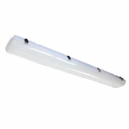 22W 5000K 4ft LED Linear Fixture w/ Battery Backup