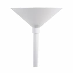 2700K 12W 14" White LED Architectual Floor Lamp