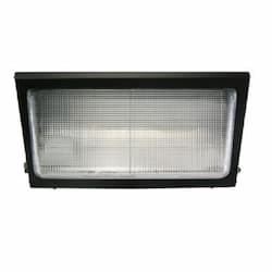 40 Watt 5000K LED Large Wall Pack, Black, Motion/ Daylight Sensor