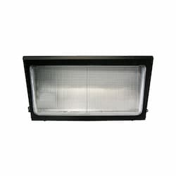 40 Watt 5000K LED Large Wall Pack, 277V, Photocontrol, White Finish