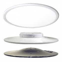 45 Watts 3500K 24" Diameter LED Round Pendant, White