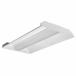 2X4 42W ArcMAX LED Troffer w/ Battery Backup, 4300 lm, Dimmable, Single Lens, 3500K