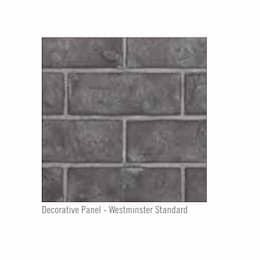 Decorative Panel for Oakville 3 & X3 Fireplace, Grey Standard