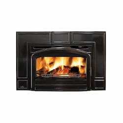 Oakdale Wood Burning Fireplace Insert, Majolica Brown