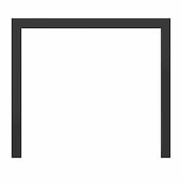 Finish Trim for Ascent Deep 42 & X 42 Series Fireplace, Black