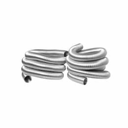 35-ft Flex Vent Kit, Aluminum, 3-in Diameter