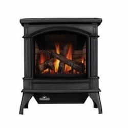 Knightsbridge  Stove w/ Electronic Ignition, Direct, Metallic Black