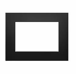 Faceplate for Oakville X4 Series Fireplace, Large, 4-Sided, Black