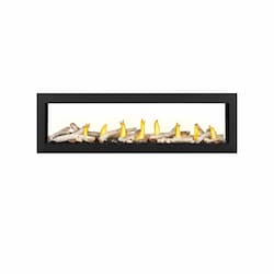 62-in Vector Gas Fireplace, See Through, Direct, Natural Gas