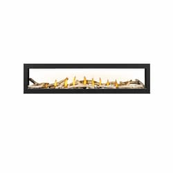 74-in Vector Gas Fireplace, See Through, Direct, Natural Gas