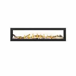 74-in Vector See Through Gas Fireplace, Direct, Propane