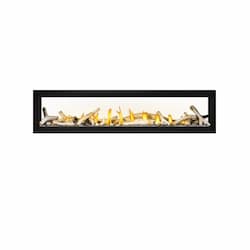 74-in Luxuria Gas Fireplace, See Through, Direct, Natural Gas