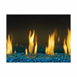 Glass Beads Media Kit for Gas Fireplace, Blue