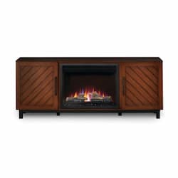 Bella Media Console w/ Cineview Electric Fireplace