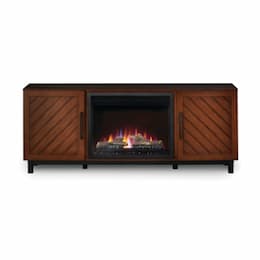 Bella Media Console w/ Cineview Electric Fireplace