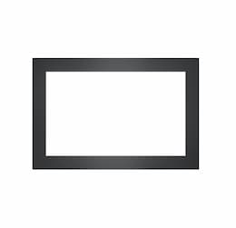 Faceplate for Oakville X3/3 Series Fireplace, Small, 4-Sided, Charcoal