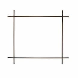 Decorative Accent for Altitude X 36 Fireplace, Straight, Brass