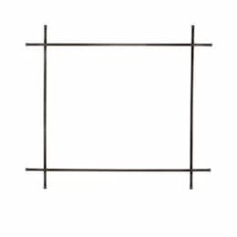 Decorative Accent for Elevation X 42 Fireplace, Straight, Pewter