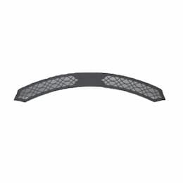 Arched Upper Inset for High Country 6000 Fireplace, Black