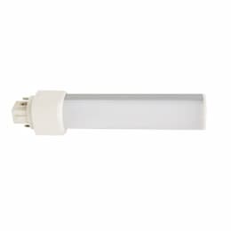 7W LED PL Bulb, 4-Pin, Horizontal Ballast Compatible, 3500K