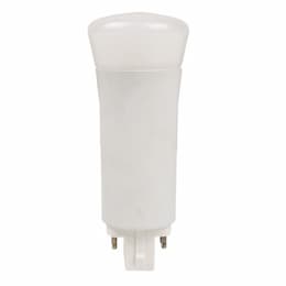 7W LED PL Bulb, 4-Pin, Vertical Ballast Compatible, 3500K