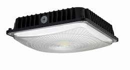 28W 5000K Slim LED Canopy Light, Black