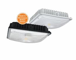 5000K 45W White LED Slimline Canopy w/ Sensor