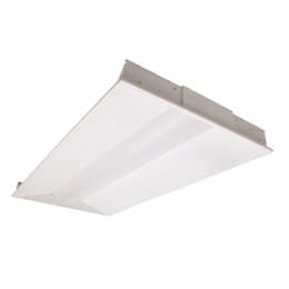 30W 2' x 4' LED Troffer Light Fixture, Dimmable, 3500K