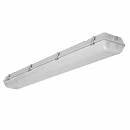 25W 4-ft LED Vapor Tight Linear Fixtures, Dimmable, 3146 lm, 5000K