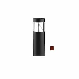 18W LED 3.5-ft Bollard Pathway Light, Flat Top, 100W MH Retrofit, 2000 lm, 5000K, Bronze