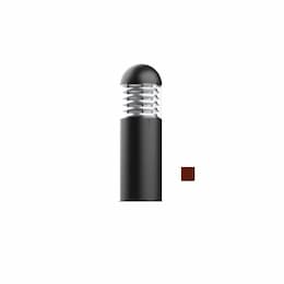 NaturaLED 18W LED 3.5-ft Bollard Pathway Light, Round Top, 100W MH Retrofit, 1200 lm, 4000K, Bronze