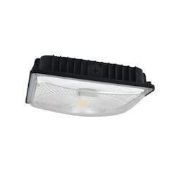 10-in 42W LED Slim Canopy Light w/Sensor, Dim, 5517 lm, 4000K, Black