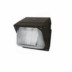 NaturaLED 28W LED Wall Pack w/Photocell, 4128 lm, 120V-277V, 4000K, Bronze