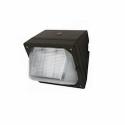 NaturaLED 28W LED Wall Pack w/Photocell, 4189 lm, 120V-277V, 5000K, Bronze