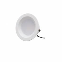 4-in 9W LED Recessed Downlight, Dim, 550 lm, 120V, 3000K, White