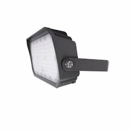 100W/130W/150W LED Flood Light w/ Yoke Mount, Dim, 120V-277V, 5000K