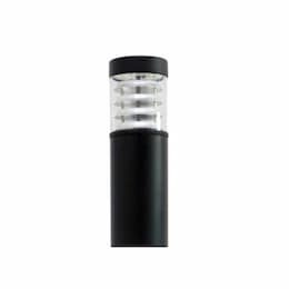 LED Flat Louver Bollard Light, Selectable Watts, Lumens & CCT, Black