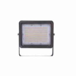 LED Floodlight w/ Yoke Mount, 7x7-ft Dim, Selectable CCT & Watts, BZ