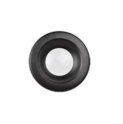 4-in Round Recessed Trim for LED Recessed Downlight, Black